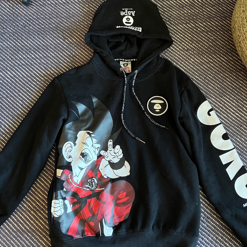 Aape By A Bathing Ape x Dragonball Limited Edition Goku Hoodie